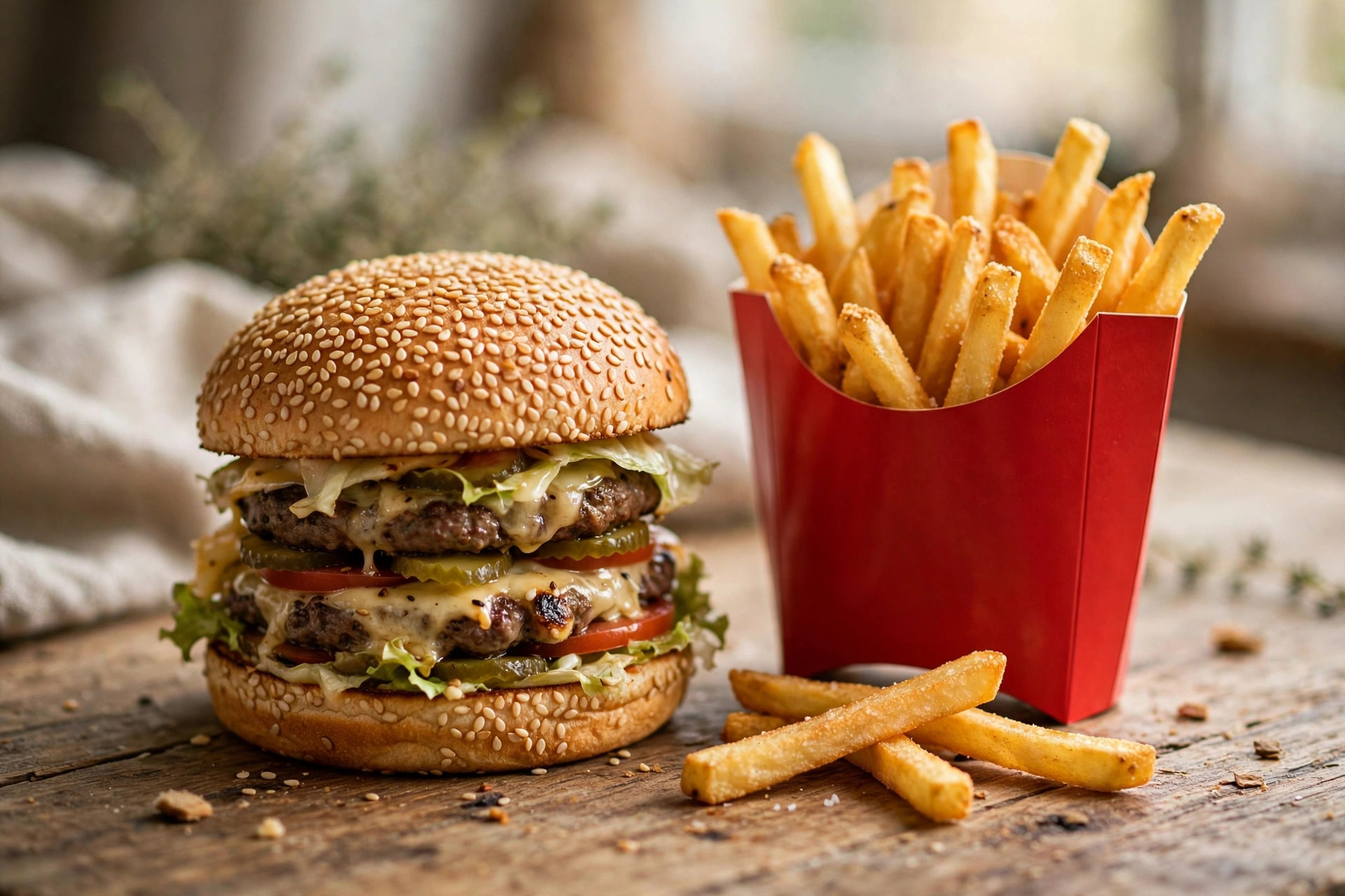 Big Mac with french fries
